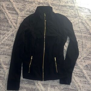 BRAND NEW BLACK ANS GOLD LULULEMON DEFINE JACKET